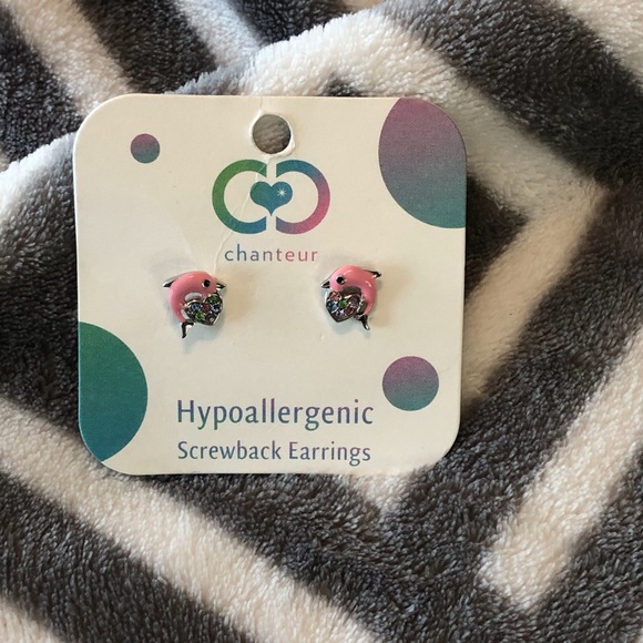 Chanteur Hypoallergenic Screwback Earrings - Picture 1 of 5